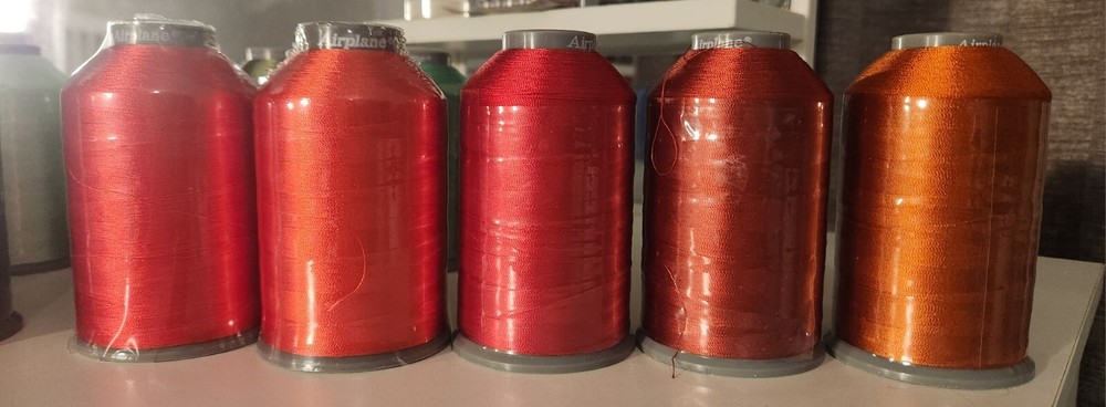 38 Spools Airplane Rayon Sewing&Embroidery Machine Thread 5000M Each