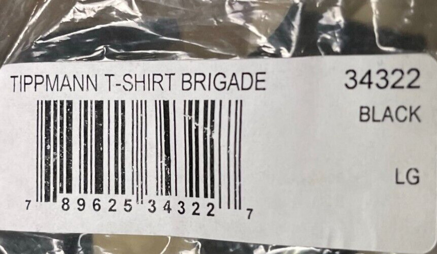 NEW Tippmann Brigade T-Shirt - Black - Medium
