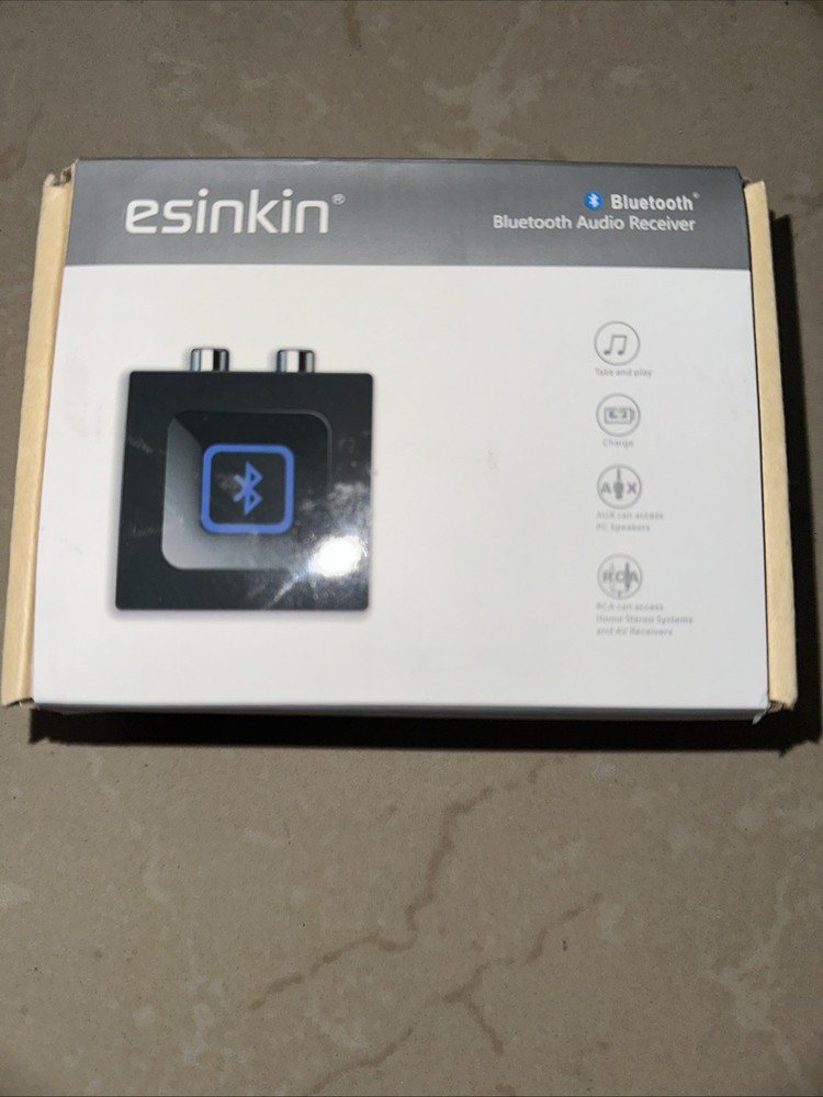 Bluetooth Audio Adapter for Music Streaming Sound System, Esinkin Wireless Audio