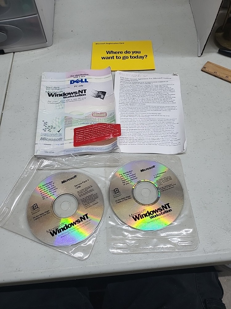 Microsoft Windows NT Workstation Version: 4.0 Processor Edition