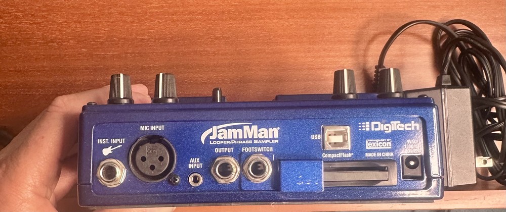 Digitech JamMan Loop / Phrase Sampler Effects Pedal With Power Supply