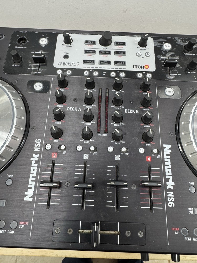 Numark NS6 4-Channel DJ Controller UNTESTED FOR PARTS
