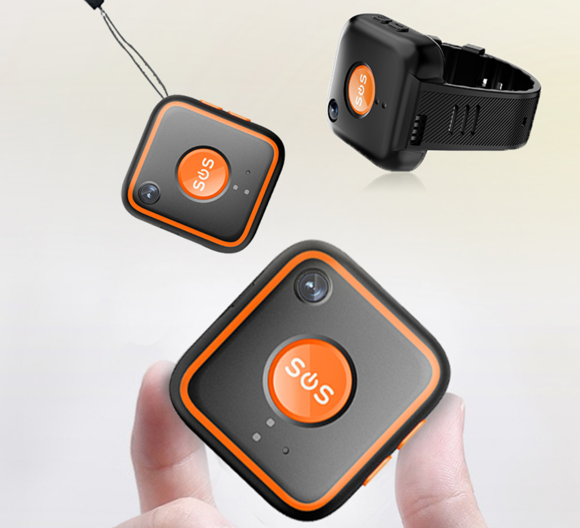 Personal Medical Alarm Pendant for Senior Fall Detection GPS location SOS Button