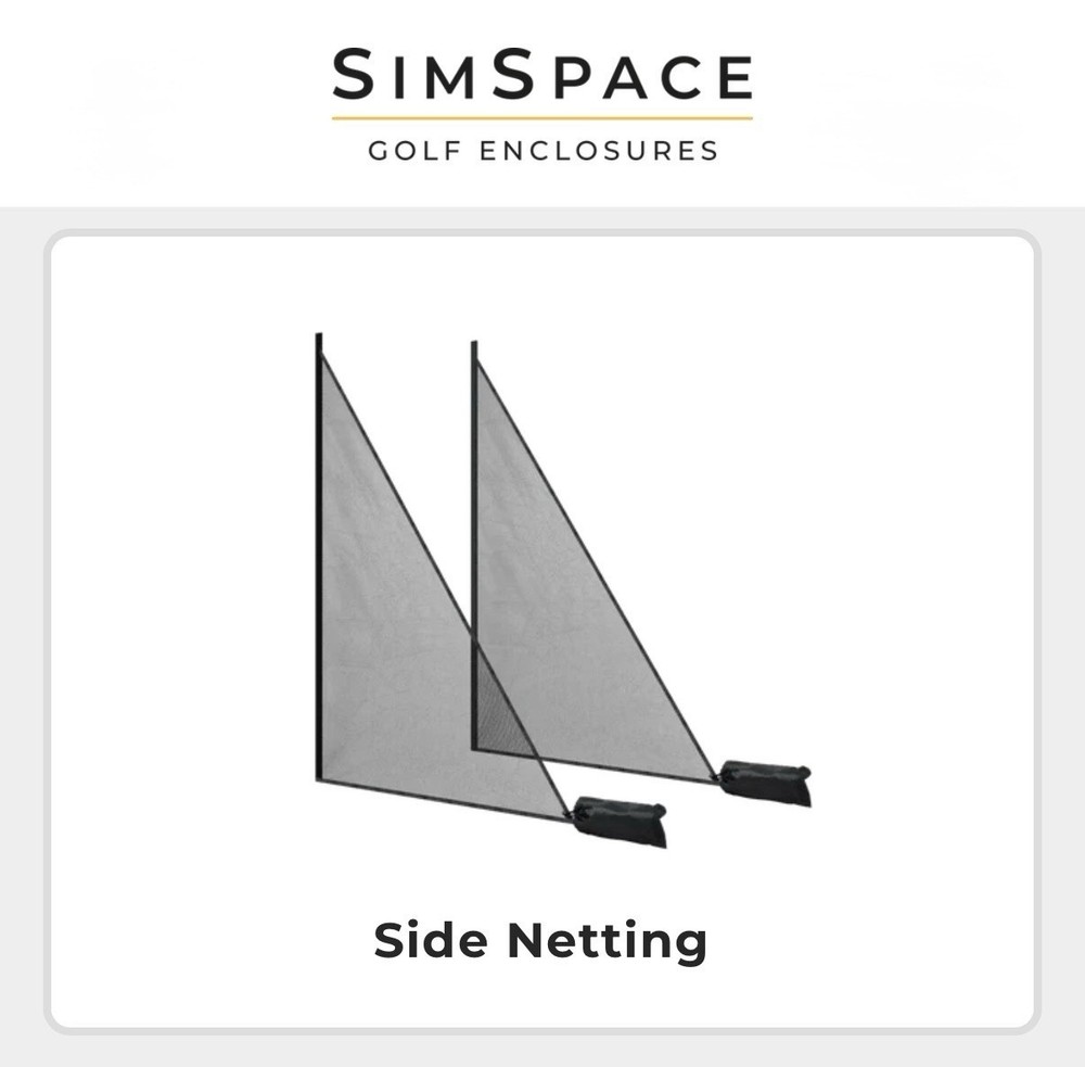 SimSpace Side Netting Designed for SimSpace Enclosures