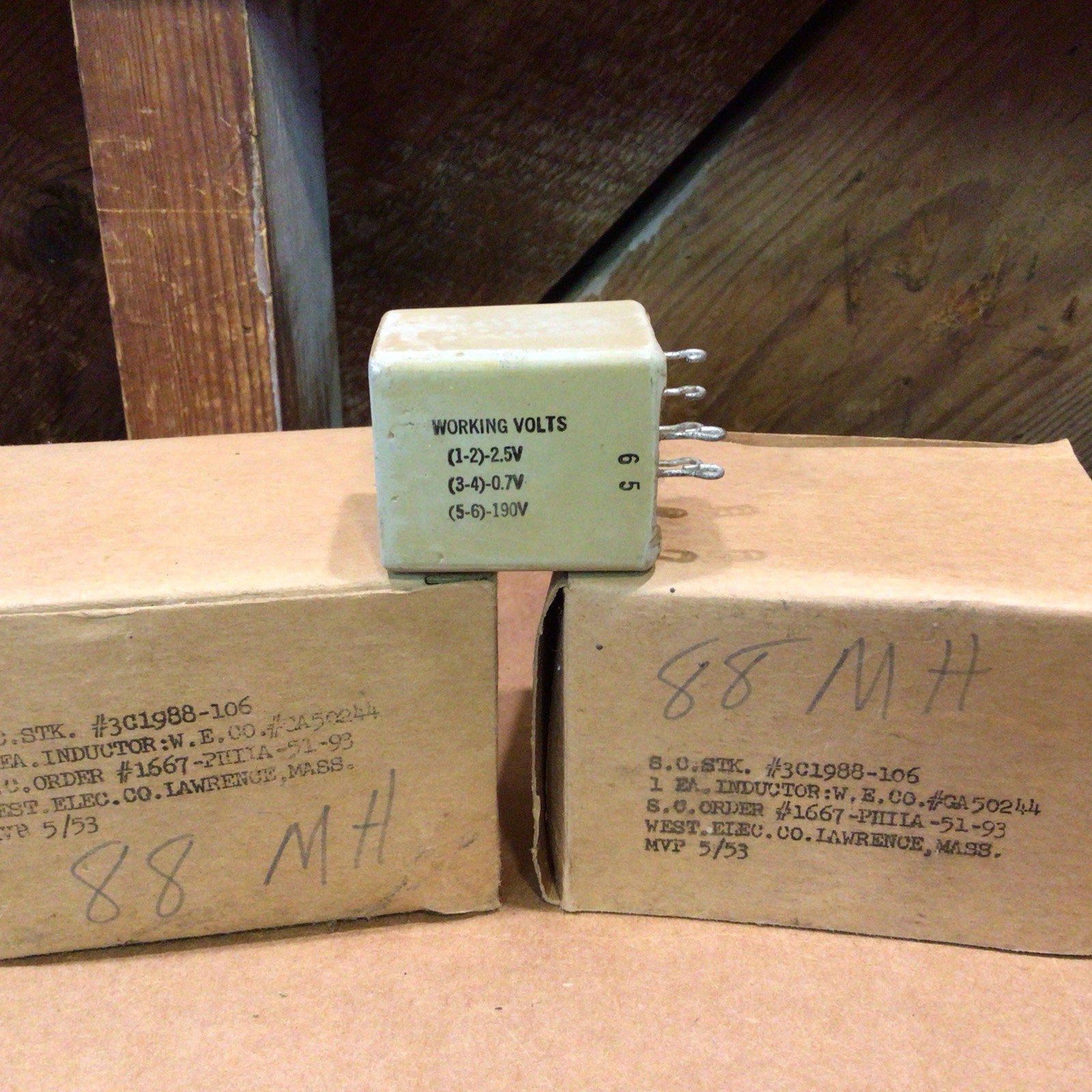 Western Electric GA-50764 Transformer & (2) GA50244 Inductors – LoFi Audio/DIY
