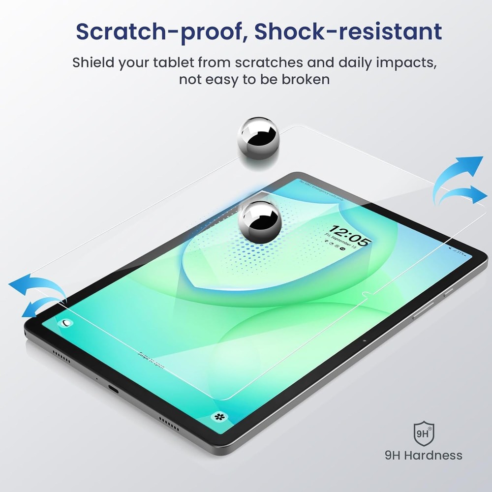 Samsung Galaxy Tab A11 Plus 11 Inch Screen Protector 2 Pack, 9H Hardness