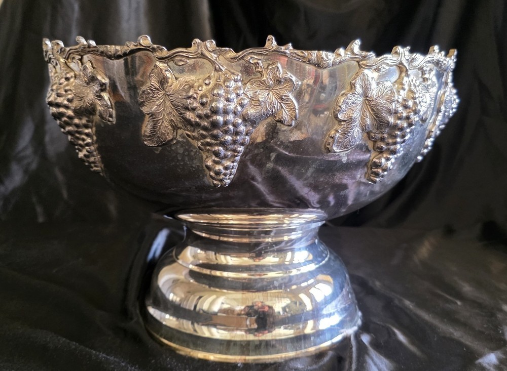 silver plated beverage tub