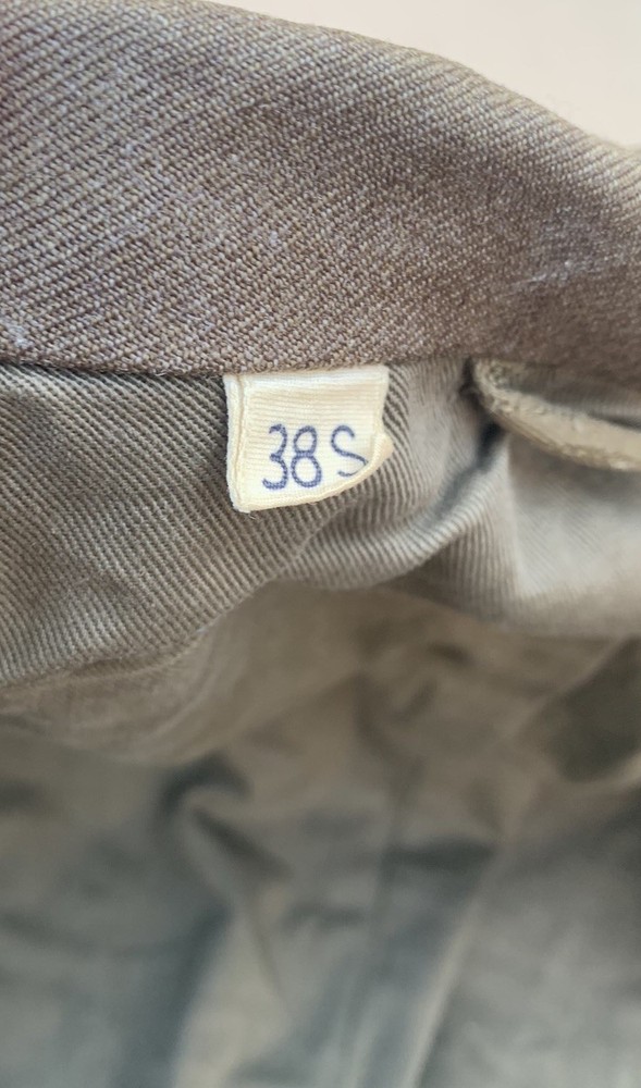 Original WWII US Army Wool Field Uniform Jacket Size 38S 1945 Dated