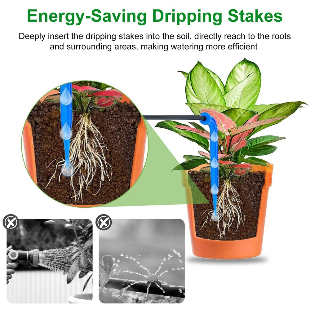 Rechargeable Automatic Watering Irrigation System With Timer Pump For 12 Plants