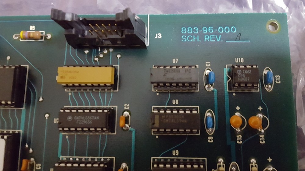 MRC Materials Research 883-96-000 Keyboard Control PCB Eclipse Star Used Working