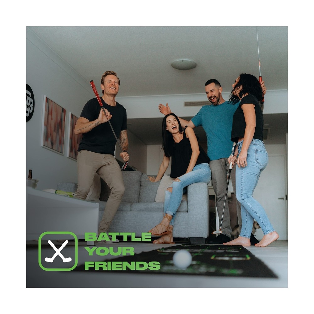 Unlock Your Potential: Back 2 Basics - Play-Off Putting Mat & Pro Path Mirror...