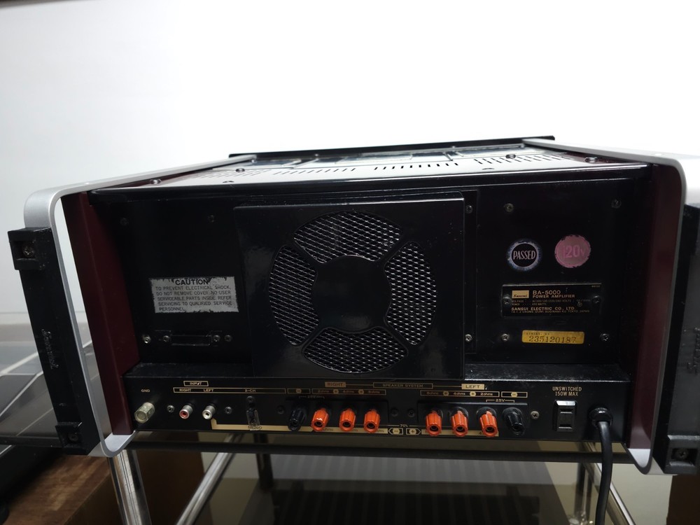 Sansui BA-5000 Power Amplifier Good Condition Serviced Operational