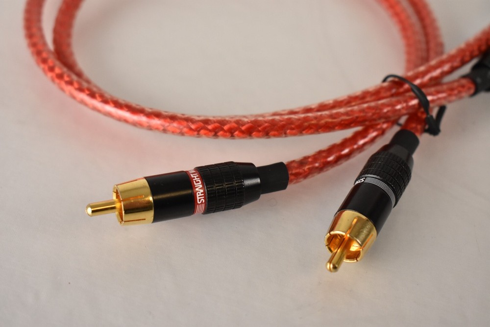 .5m Pair RCA Straight Wire LSI Encore Audio Interconnect Cables