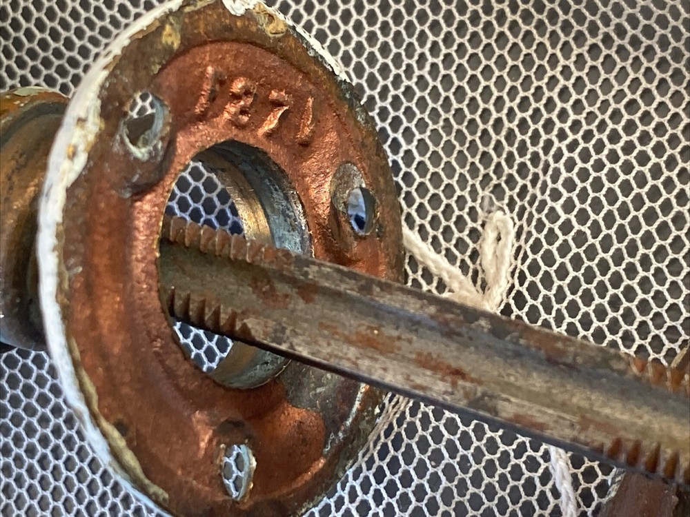 Antique Vintage Brass Door Handle/Knobs AS IS