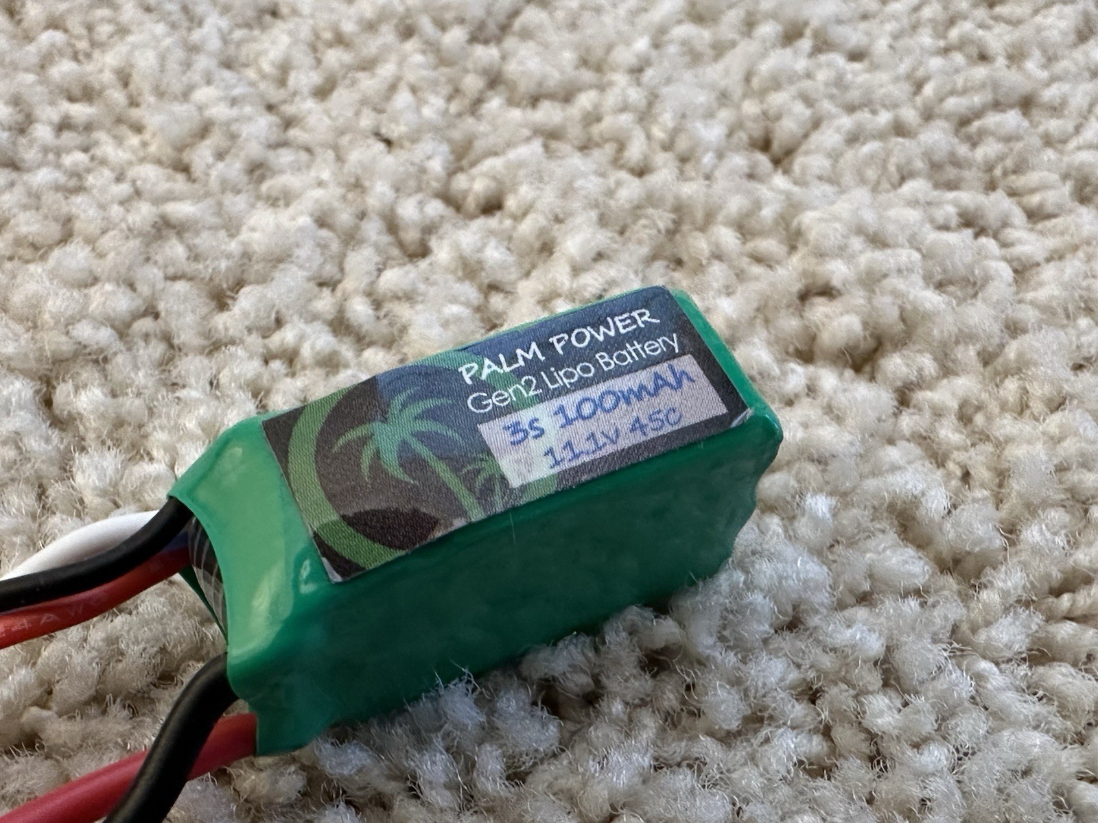 Palm Power LiPo Battery Pack for UPGRADED ELECTRONICS SCX30 3s 100mAh 11.1v 45c