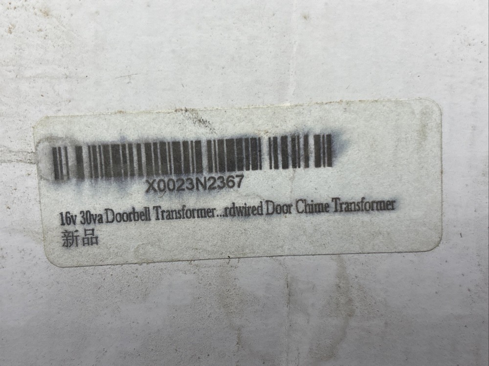 Utilitech Doorbell Transformer