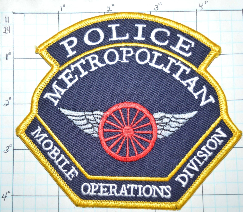 MASSACHUSETTS, METROPOLITAN MOBILE OPERATIONS DIVISION POLICE DEPT PATCH