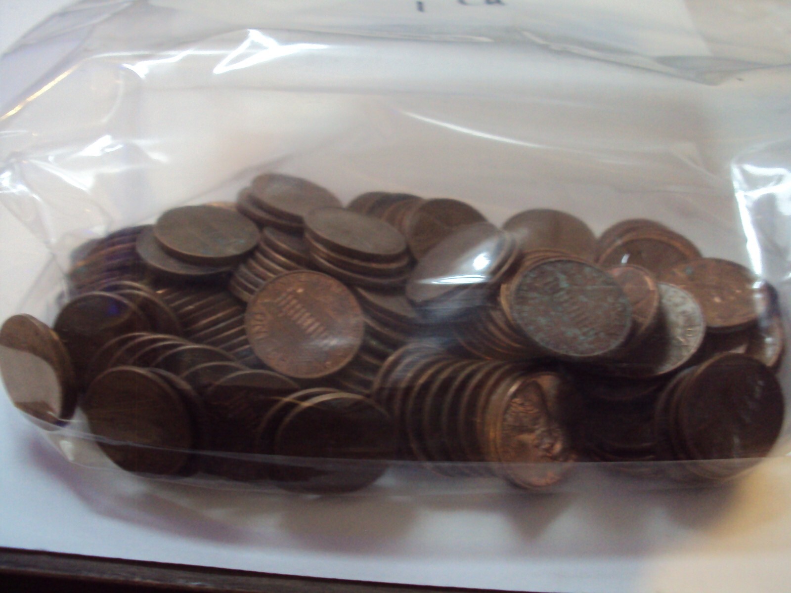 1 pound bags of copper pennies 1959 - 1982