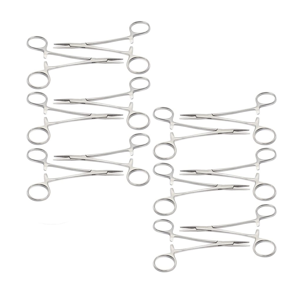 12 Halsted Mosquito Hemostat Locking Forceps 5" Straight Surgical Instruments