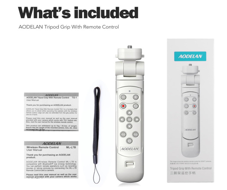 Wireless Camera Remote Control Shooting Grip Tripod for Nikon - Shutter Release