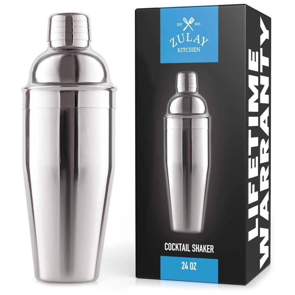Zulay 24 oz Stainless Steel Cocktail Shaker