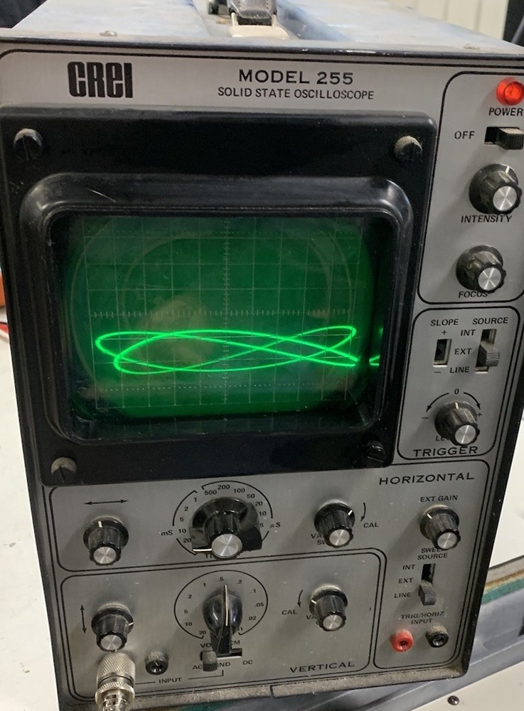 Crei 255 Solid State Oscilloscope - Broken Slope Control Switch