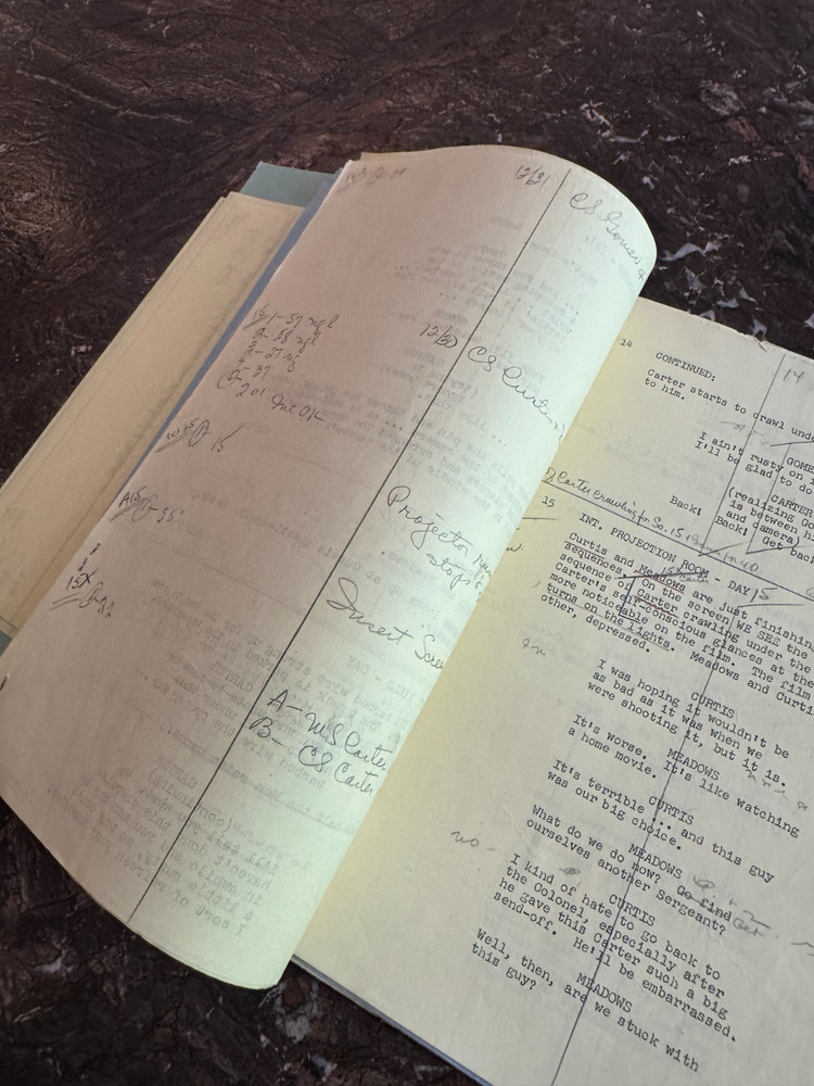 Gomer Pyle USMC - HEAVILY ANNOTATED Original Script - A STAR IS BORN #52