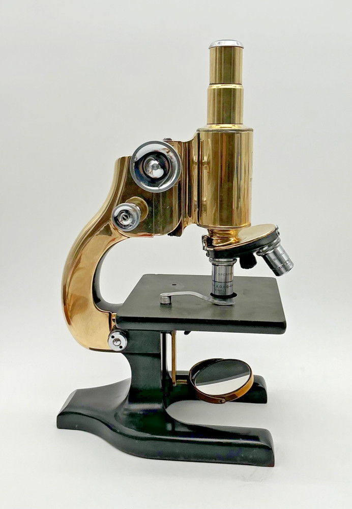 Collectible 1930's Spencer Brass Microscope