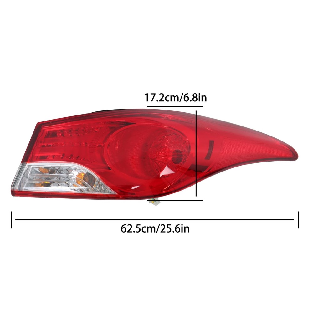 Right Tail Light Assembly for Elantra 2011-2013