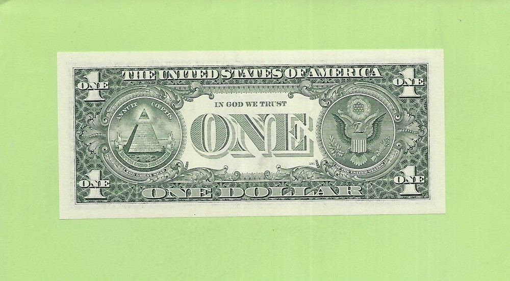 2001 ..UNCIRC $1 E 1909 0674 A .... 2001 $1 E-A NICE NOTE FRN