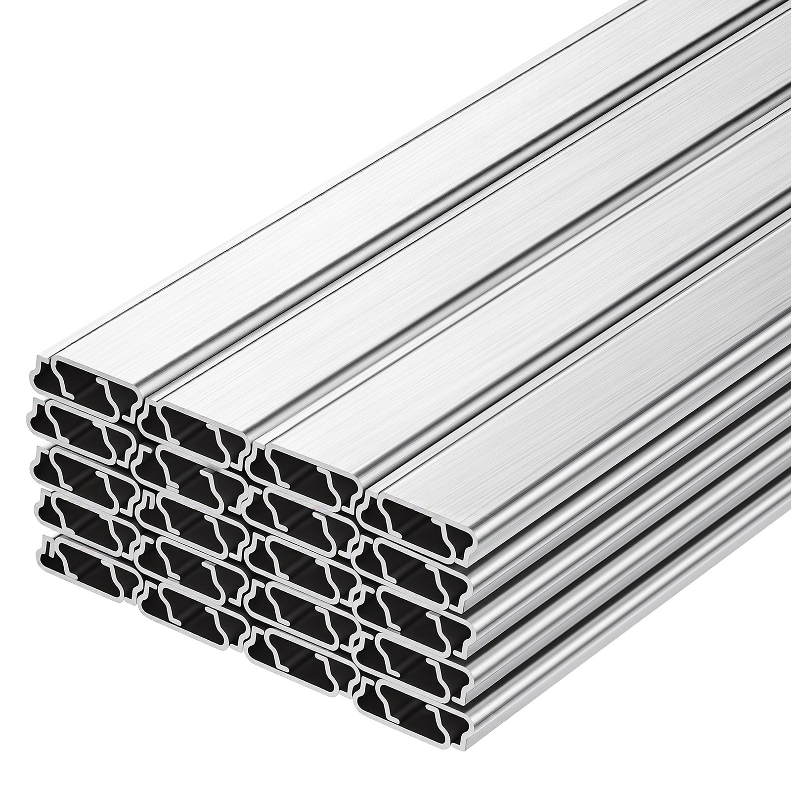 VEVOR Greenhouse Spring Wire & Lock Channel Aluminum Alloy 40 Packs 6.56 ft