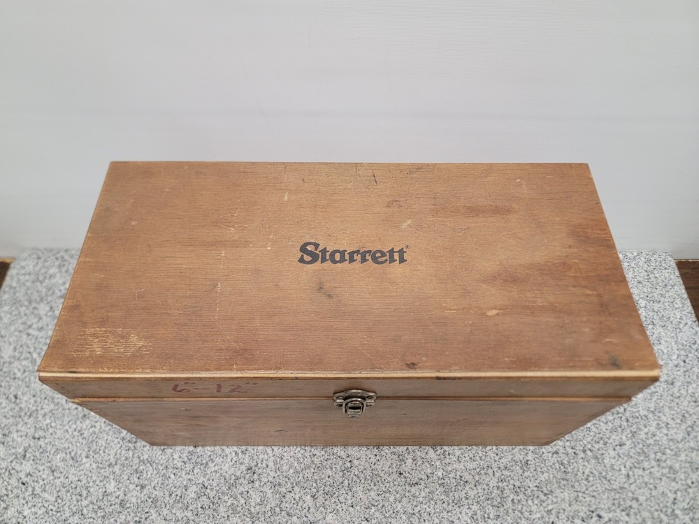 Starrett No 436 6”-12” Outside Micrometer Set, Missing 7"-8"