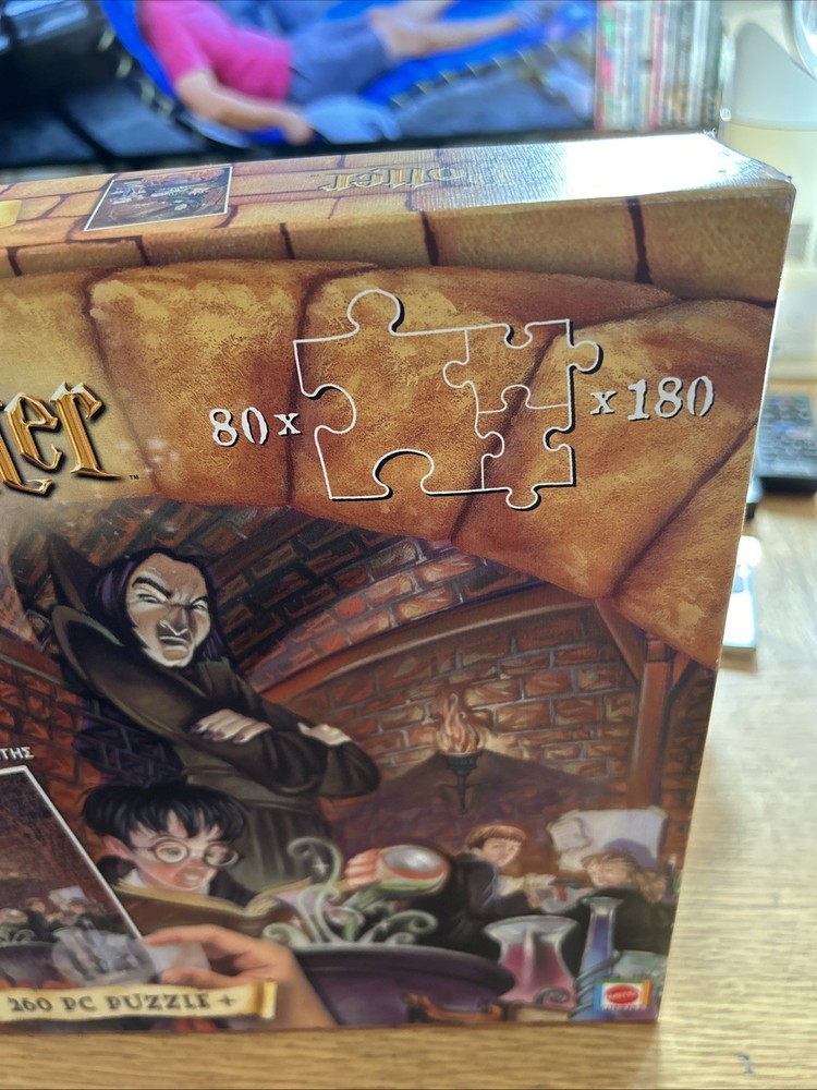 Vintage Harry Potter 260-piece puzzle with a magic decoder Mattel 2000 EX-CON
