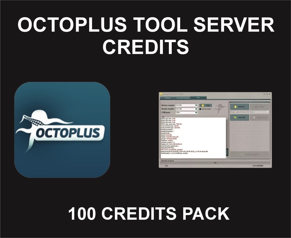 Octoplus Tool Credits Pack, 100 Credits Package