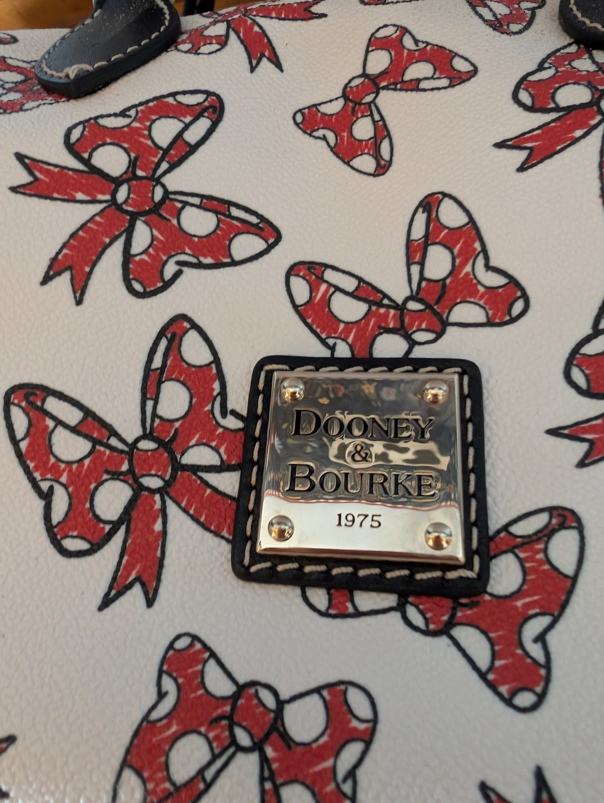 Disney Dooney & Bourke Minnie Mouse Bows Bag Satchel