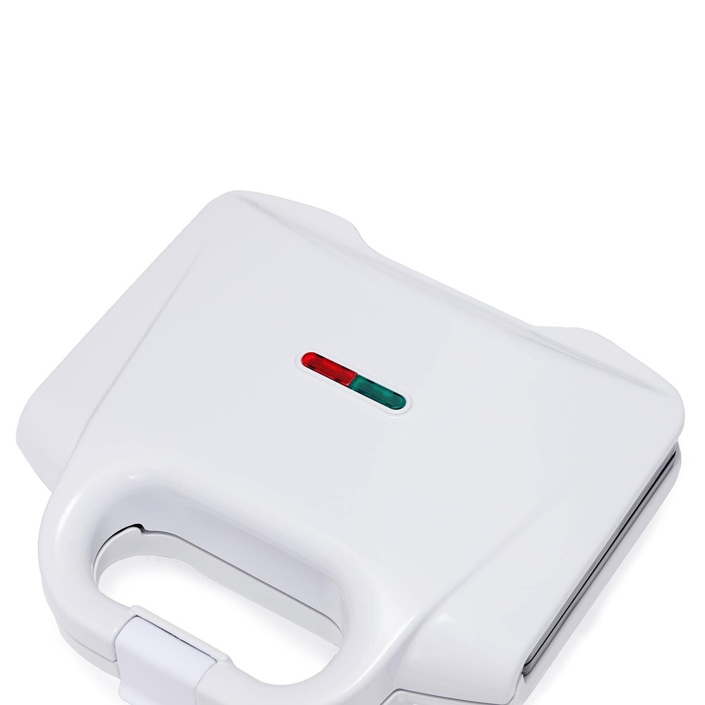 Amazon Basics Waffle Maker 2-Slices White with Non-stick 2-Slice,