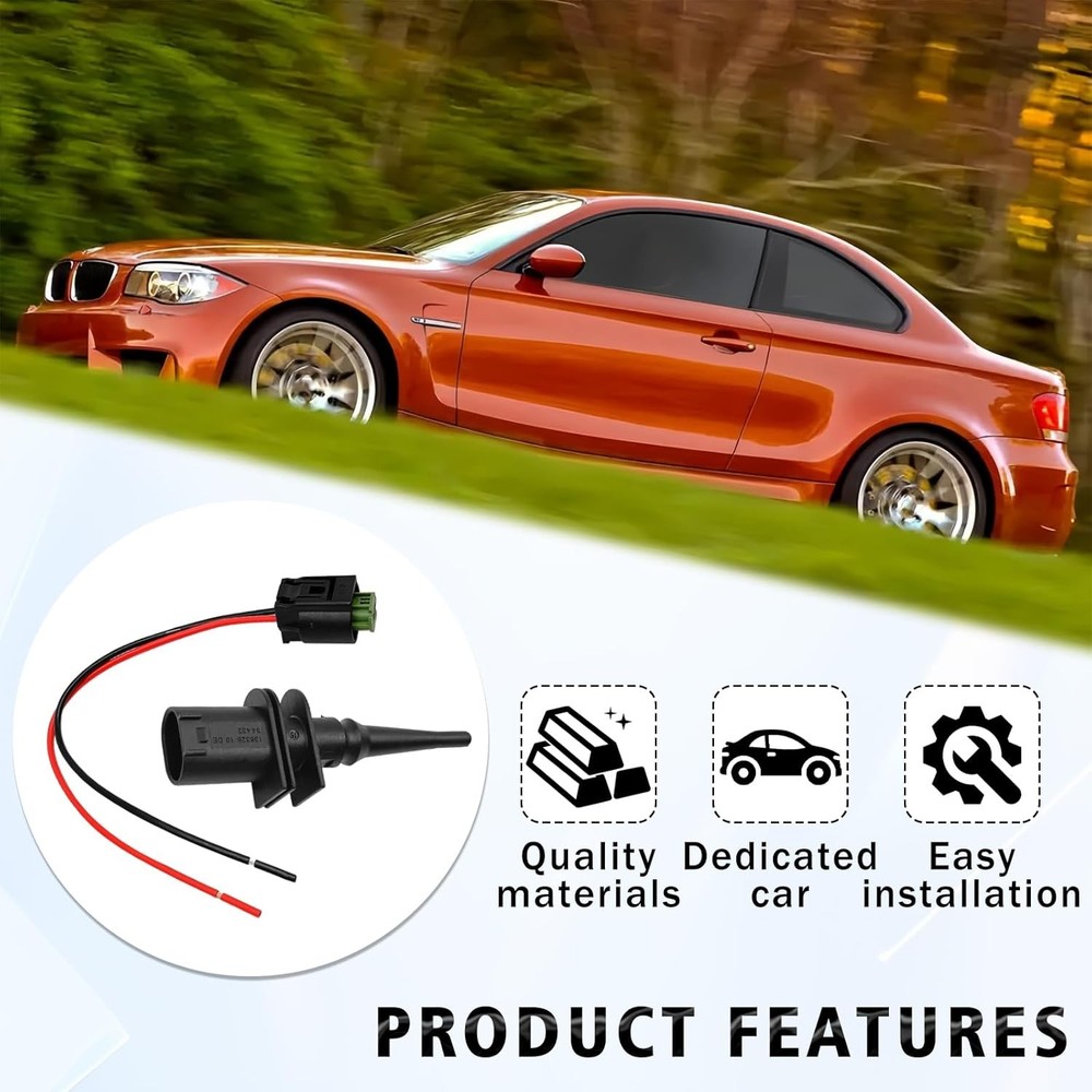 Outside Ambient Air Temperature Temp Sensor - Connector Pigtail Plug Compatible