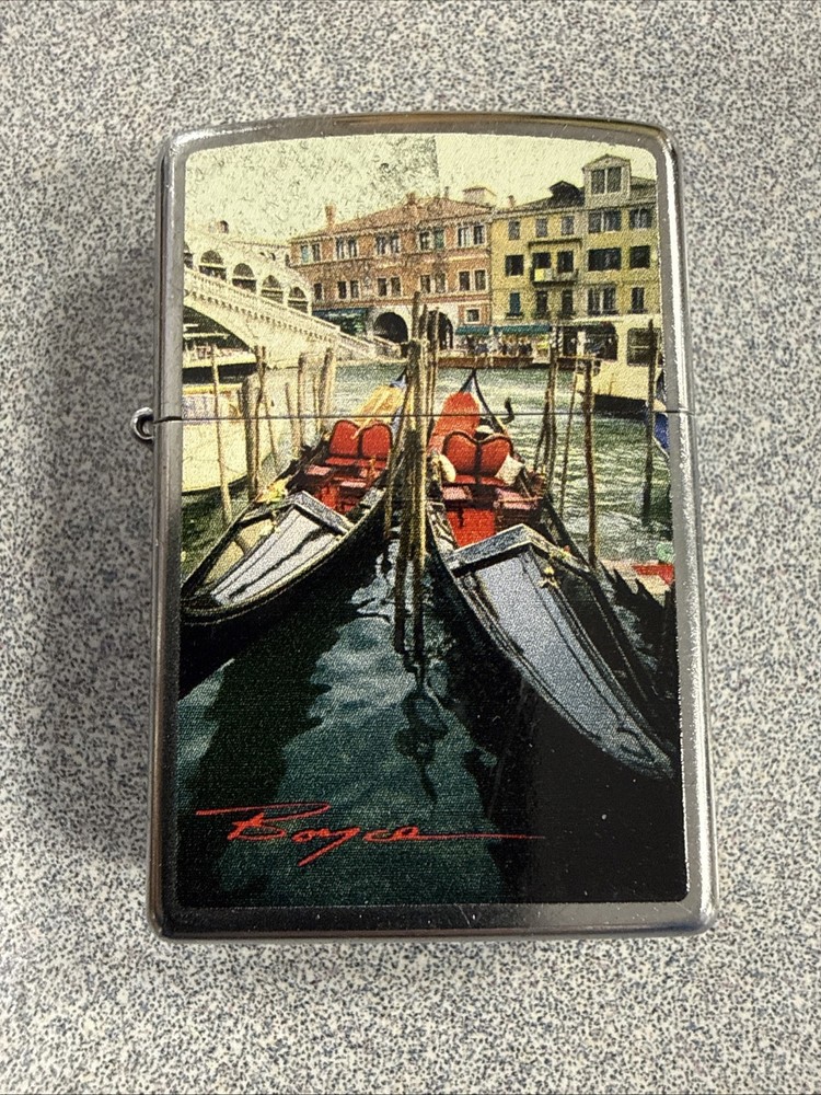 Zippo Boyce Black Gondolas Lighter