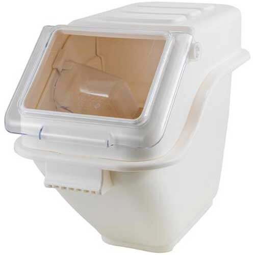 Winco Polypropylene 80 Cup Shelf Ingredient Bin 5 Gallon - Item # IB-5S