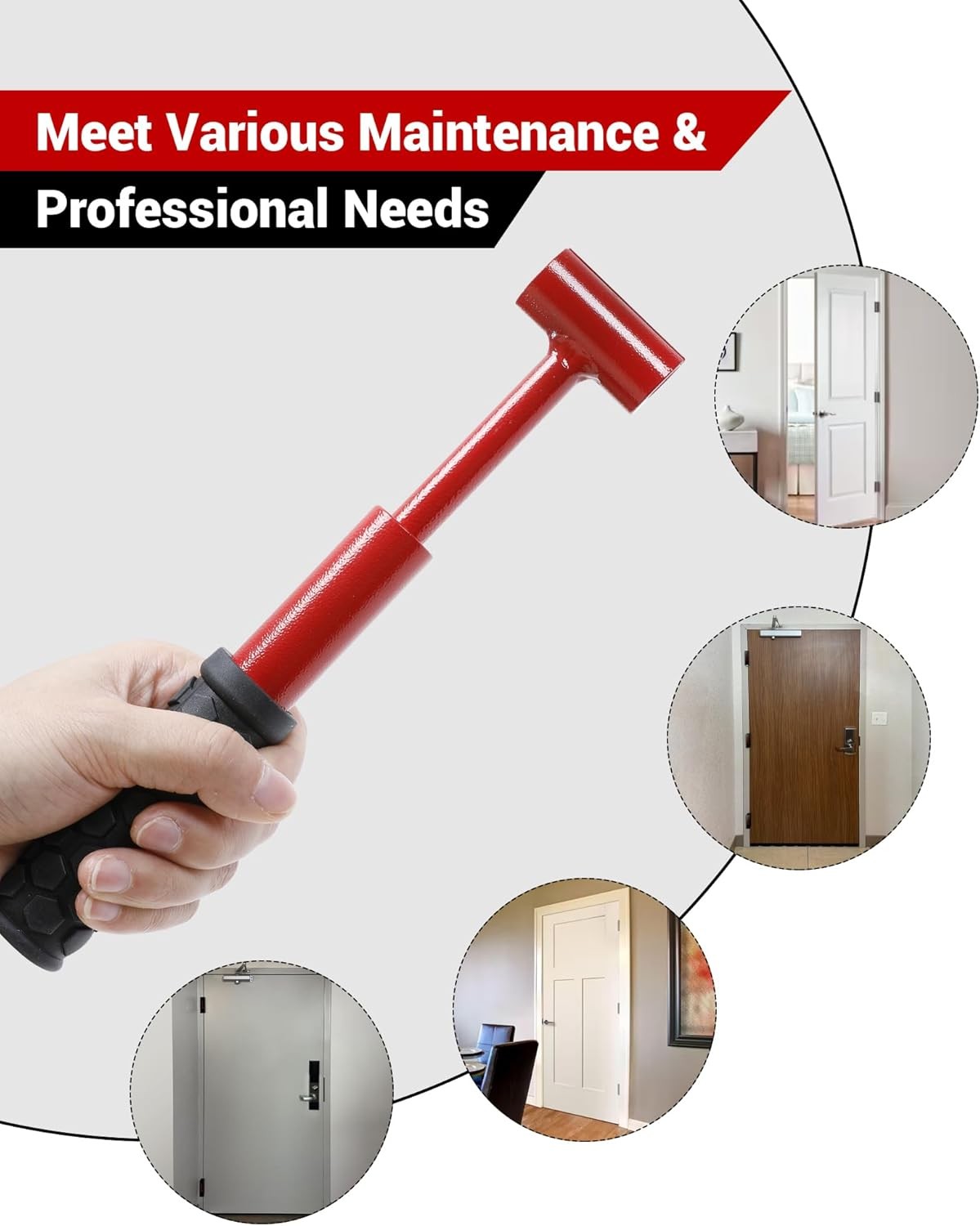 Kijeanis Hinge Gap Adjustment Wrench Set, Heavy Door Hinge Adjustment Tool