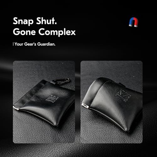 1 Pack Portable Carrying Storage Case, Earphone Storage Case Bag 1PACK Black