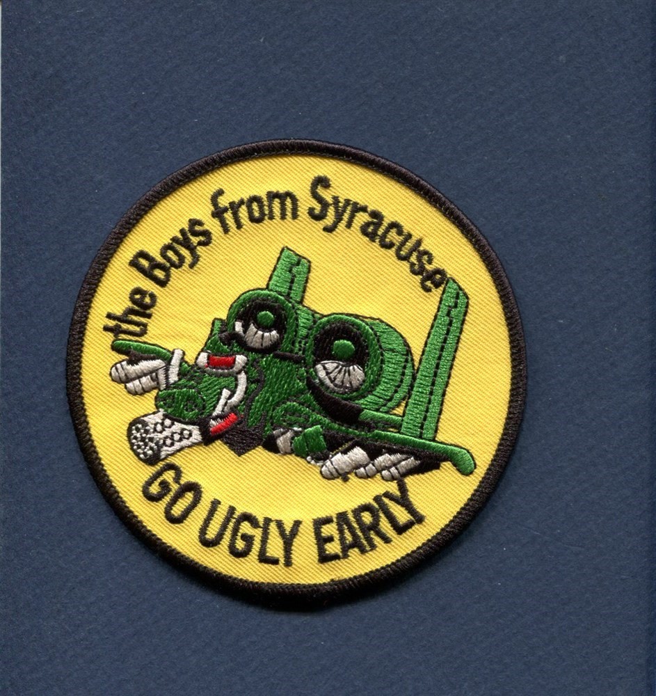 A-10 THUNDERBOLT 138th FS Go Ugly Early ANG USAF Squadron Patch