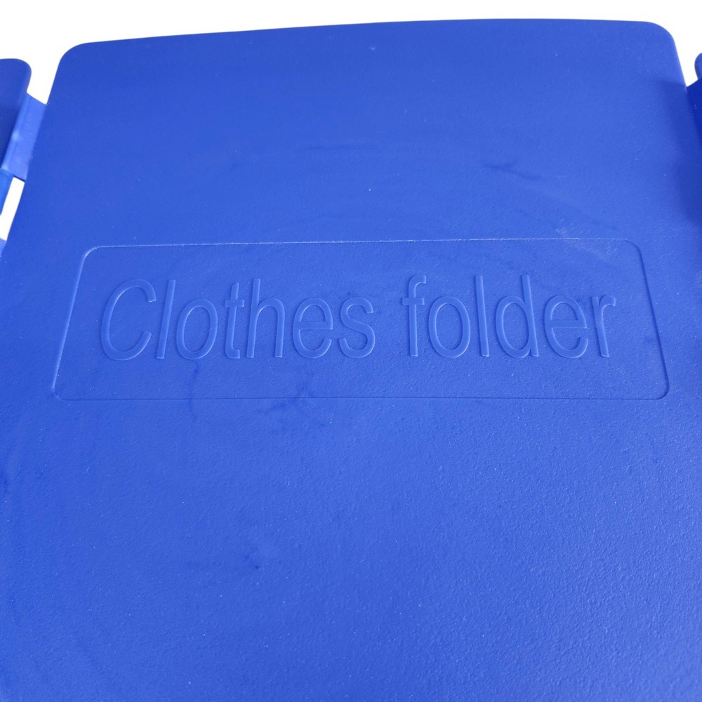 Clothes Folder Board Shirts T-Shirts Blue Plastic Laundry Time Saving