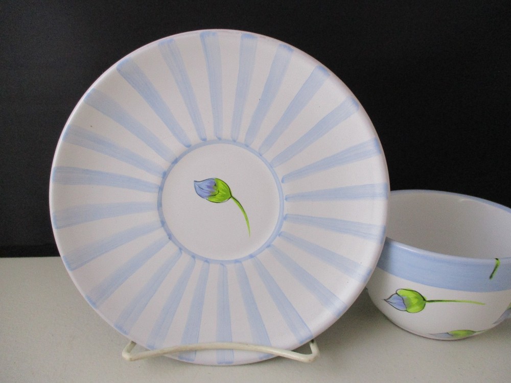 PRESENT TENSE MEREDITH CUP & SAUCER 2 3/8"- 1305F