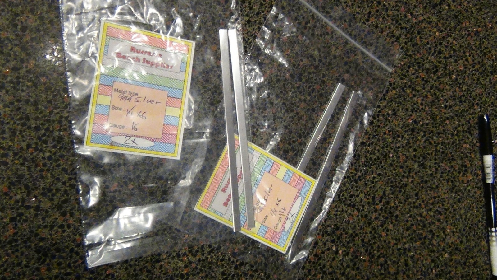 Pure 999 fine silver sheet metal strip 1/4 x 6 inch gauge 20 22 24 26 28 gauge