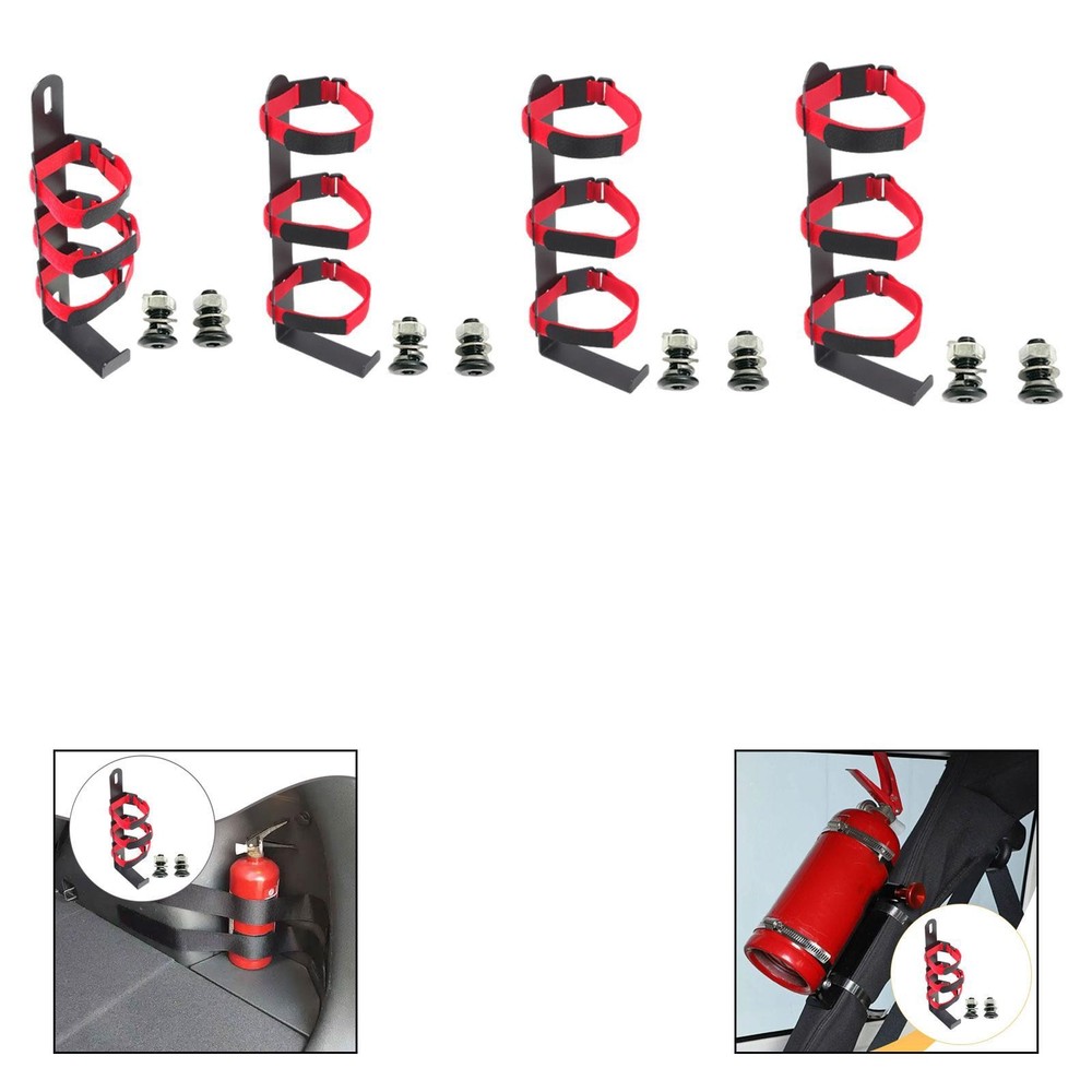 Car Fire Extinguisher Mount Stability Premium Accessory Practical Adjustable
