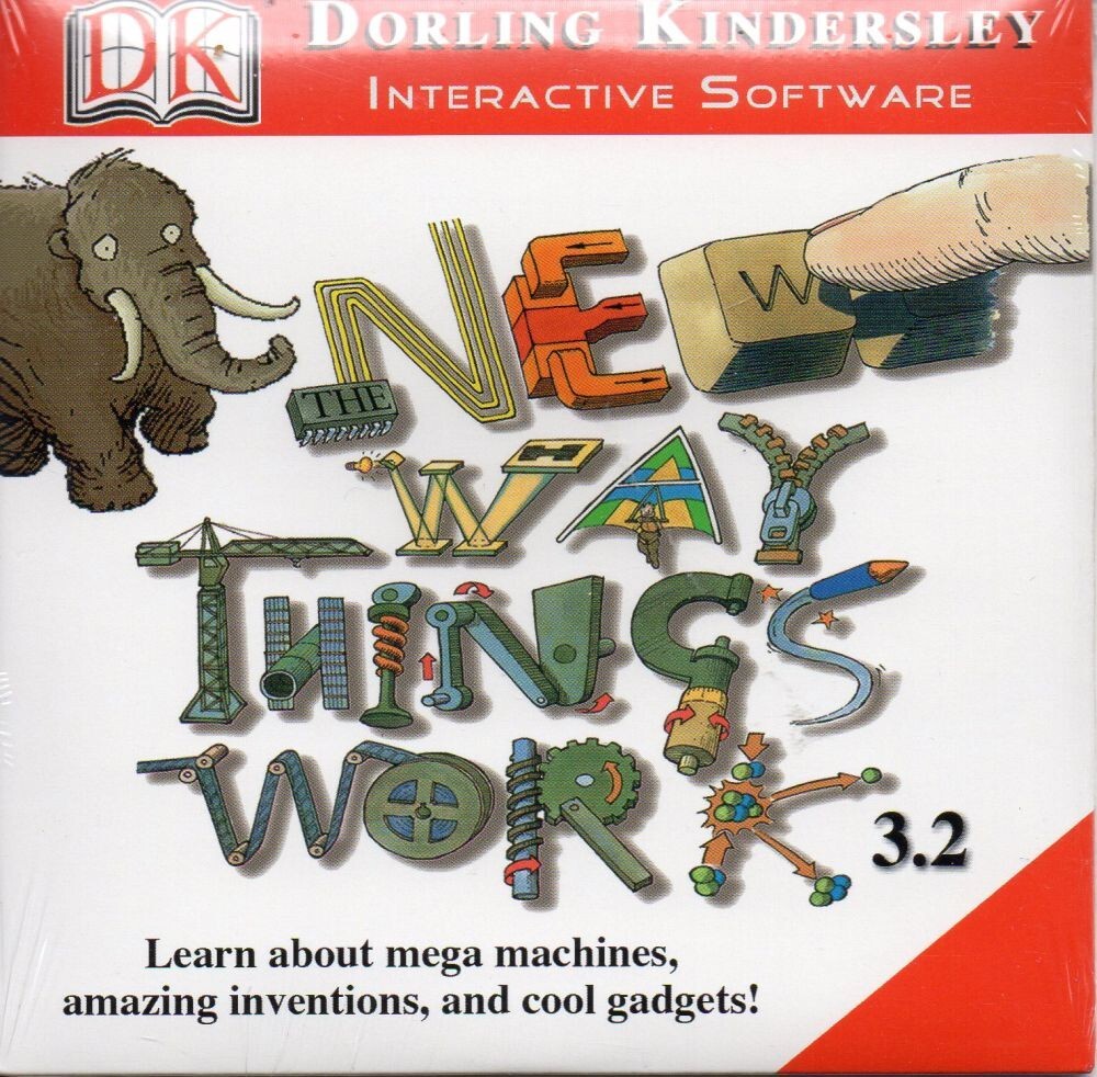 DK INTERACTIVE VINTAGE SOFTWARE - THE WAY THINGS WORK 3.2 - PC CD - NEW SEALED