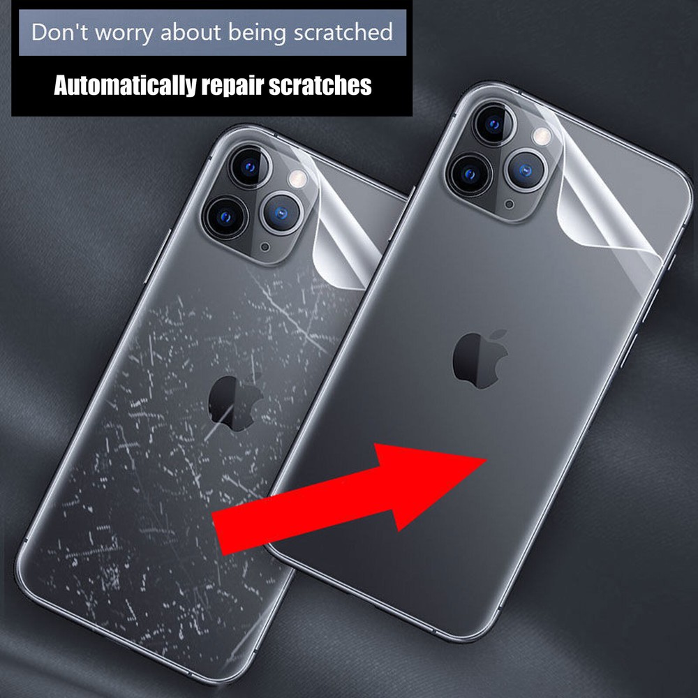 Hydrogel Film Soft Screen Protector For iPhone 14 15 Pro Max 12 13 11 Back+Front