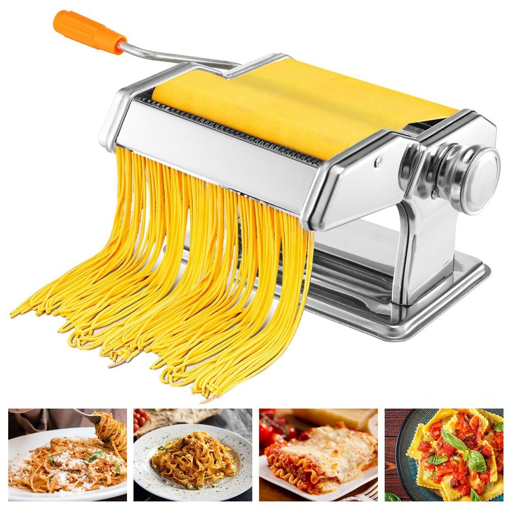 Pasta Maker Machine 6 Adjustable Thickness Settings for Spaghetti Noodles Cutter