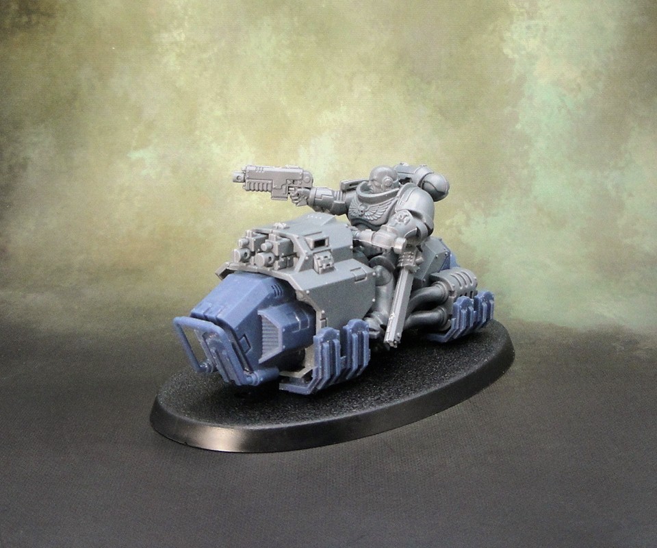 Grav jet bike conversion kit  - compatible w 40k  Outrider Primaris